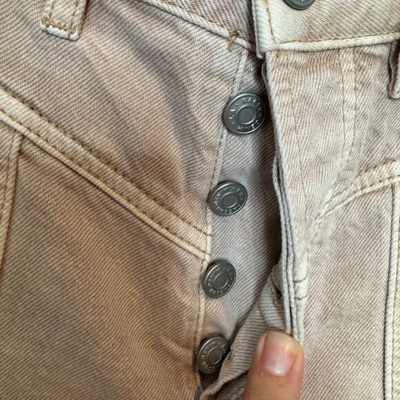 PACSUN tan ultra high rise vintage shorts size 25 - Picture 5 of 9